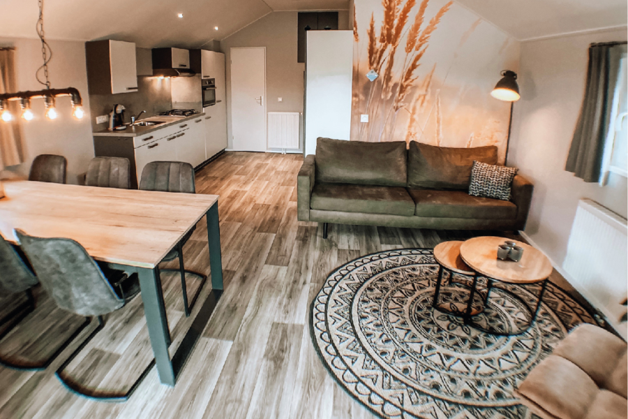 Waterlodge woonkamer